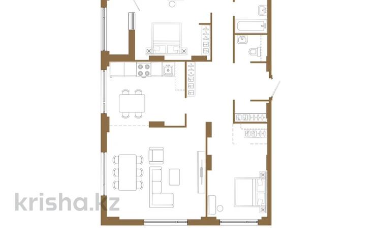 4-комнатная квартира · 138 м² · 8/18 этаж, Достык 8/5 за ~ 93.8 млн ₸ в Астане — фото 10