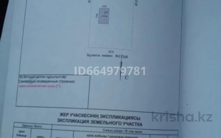 Отдельный дом · 1 комната · 37 м² · 8 сот., Булакты 132 за 7 млн 〒 в  — фото 3