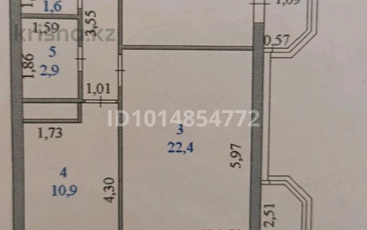 2-комнатная квартира · 66 м² · 12/22 этаж, Тауелсиздик за 31 млн ₸ в Астане, Алматы р-н — фото 2
