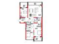 3-комнатная квартира · 152.41 м², мкр Горный Гигант, Оспанова 1а/11 за ~ 237 млн 〒 в Алматы, Медеуский р-н — фото 3