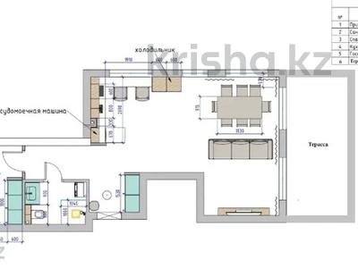 2-комнатная квартира · 63 м² · 1/4 этаж, Егора Редько за 48.9 млн ₸ в Алматы, Наурызбайский р-н