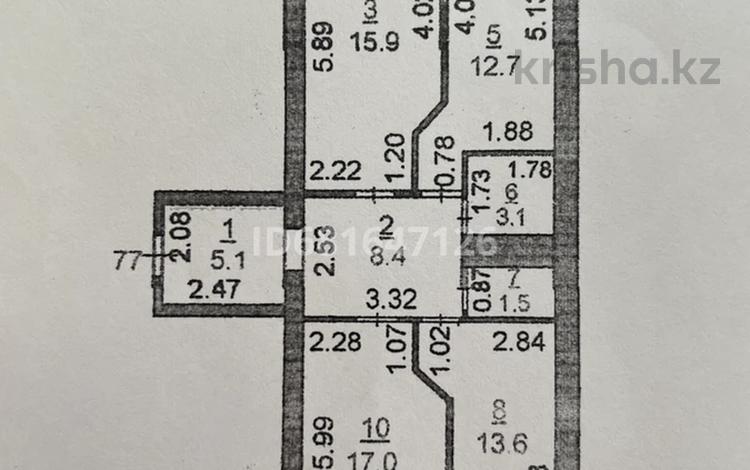 3-комнатная квартира, 80 м², 6/6 этаж, Юбилейный 38 за 24.5 млн 〒 в Костанае — фото 2