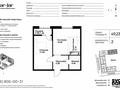 2-бөлмелі пәтер · 49.23 м² · 8/12 қабат, ул. Фадеева, 38г 38г, бағасы: 30.9 млн ₸ в Алматы, Алатауский р-н — фото 2