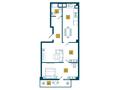 2-комнатная квартира · 63.4 м², Мусрепова 57/1 за ~ 21.2 млн ₸ в Талгаре — фото 3