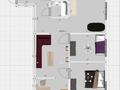 3-комнатная квартира · 75.9 м² · 3/9 этаж, мкр Кайрат, Сыбызгы 100 за 33 млн ₸ в Алматы, Турксибский р-н — фото 2