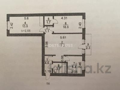 3-комнатная квартира · 58 м² · 4/5 этаж, 3 микрорайон 5 за 10 млн ₸ в Степногорске