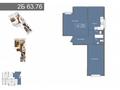 2-комнатная квартира · 63.76 м², Молдагалиева за ~ 31.9 млн 〒 в Алматы, Турксибский р-н — фото 2