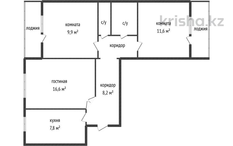 3-бөлмелі пәтер · 63.5 м² · 5/9 қабат, Карбышева 40, бағасы: 33.6 млн ₸ в Усть-Каменогорске — фото 17