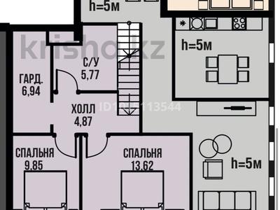 5-комнатная квартира · 130 м² · 2 этаж, Сагадата Нурмагамбетова 32/1 за 1 млн ₸ в Астане, Алматы р-н