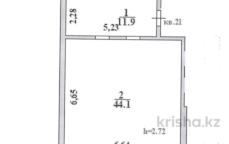 2-бөлмелі пәтер · 56 м² · 6/10 қабат, Алтын орда 272, бағасы: 27.4 млн ₸ в Алматы, Наурызбайский р-н — фото 2
