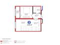 2-бөлмелі пәтер · 42 м² · 12/16 қабат, Абикена Бектурова — Binom school, Центр материнства и детства, бағасы: 32.4 млн ₸ в Астане — фото 29
