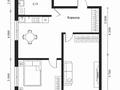 2-комнатная квартира · 46 м² · 12/12 этаж, проспект Абая 165 — Тургут-Озала-Баумана за 48.5 млн ₸ в Алматы, Бостандыкский р-н