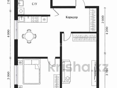 2-комнатная квартира · 46 м² · 12/12 этаж, проспект Абая 165 — Тургут-Озала-Баумана за 48.5 млн ₸ в Алматы, Бостандыкский р-н