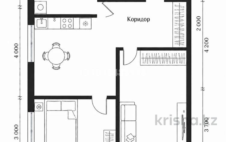 2-комнатная квартира · 46 м² · 12/12 этаж, проспект Абая 165 — Тургут-Озала-Баумана за 48.5 млн ₸ в Алматы, Бостандыкский р-н — фото 2