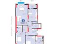3-комнатная квартира · 135 м² · 5/20 этаж, Бухар жырау 26 за 208 млн ₸ в Астане, Есильский р-н — фото 7