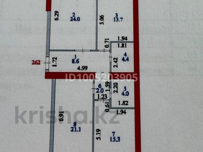 3-комнатная квартира · 95 м² · 8/9 этаж, Е-34 4 за 49.3 млн 〒 в Астане, Нура р-н