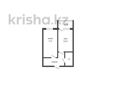 1-бөлмелі пәтер · 40 м² · 2/5 қабат, Береке шағын ауданы, Промышленная 50, бағасы: 15.8 млн ₸ в Костанае, Микрорайон Береке
