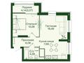 2-комнатная квартира · 50.89 м², Шамши Калдаяков 60Б, 60А за ~ 29.5 млн ₸ в Астане, Сарайшык р-н — фото 3