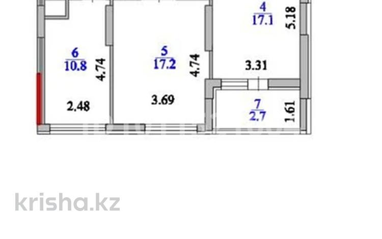 2-комнатная квартира · 68.5 м² · 14/21 этаж, Мангилик Ел 62 за 48 млн ₸ в Астане, Есильский р-н — фото 2
