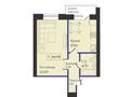 1-комнатная квартира · 44.98 м², мкр Нуртас 5/3 за ~ 23 млн ₸ в Шымкенте, Каратауский р-н — фото 3