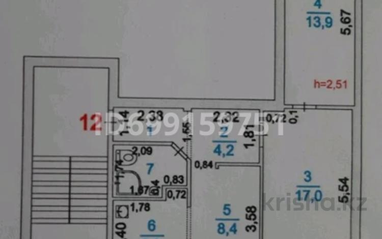 3-бөлмелі пәтер · 60 м² · 3/5 қабат, пгт Балыкши, Кунанбаева 17 — За тд Даулет, бағасы: 17 млн ₸ в Атырау — фото 4