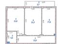 2-комнатная квартира · 82 м² · 1/4 этаж, мкр Ак Шагала, 2 84 за 41 млн ₸ в Атырау — фото 6