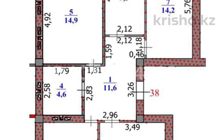 4-комнатная квартира · 100 м² · 5/6 этаж, мкр Астана 44 А за 50 млн ₸ в Уральске — фото 2