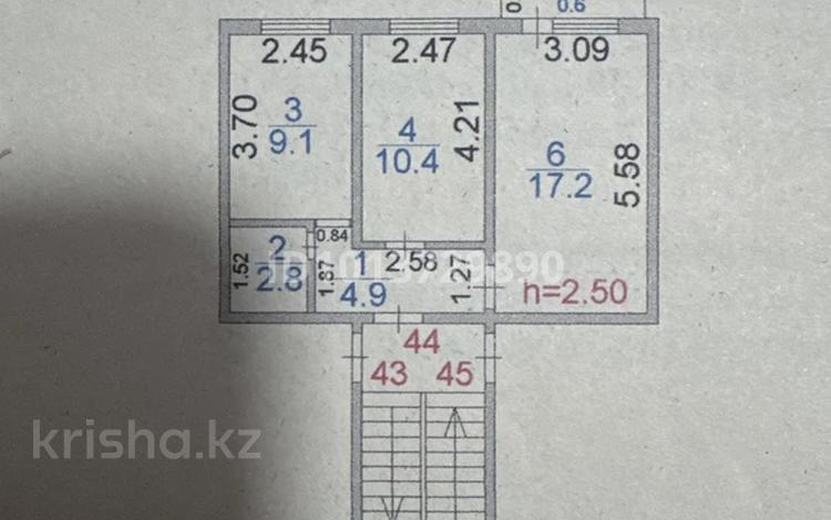 2-комнатная квартира · 45 м² · 5/5 этаж, Сатпаева 119 за 10 млн ₸ — фото 2