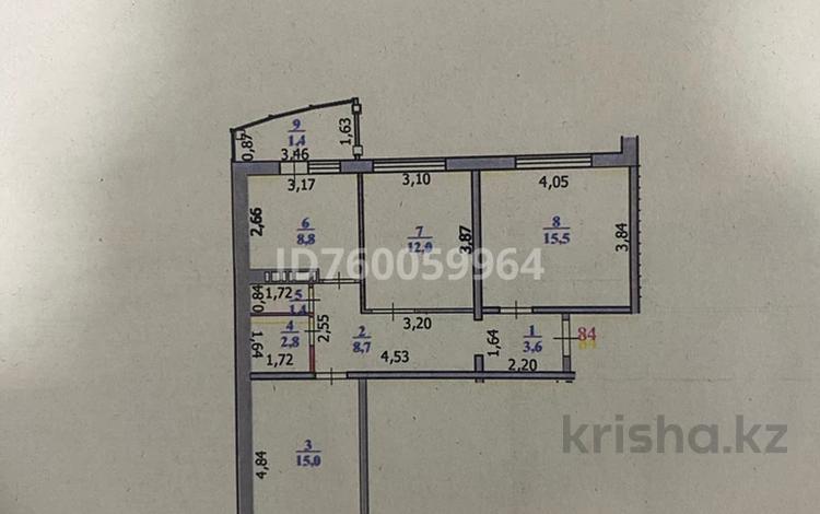 3-бөлмелі пәтер · 70 м² · 3/9 қабат, Айталиева 12 — Район 31 школы, гор.отдел, бағасы: 33.5 млн ₸ в Уральске — фото 2