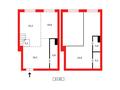 2-комнатная квартира · 81.7 м² · 3/4 этаж, Ержанова за 35.5 млн ₸ в Караганде, Казыбек би р-н — фото 31