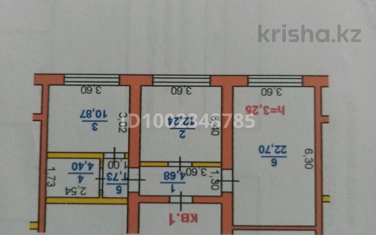 2-комнатная квартира · 56 м² · 1/2 этаж, К. Жалаири 2 за 17 млн 〒 в Таразе — фото 2