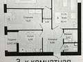3-комнатная квартира · 80.42 м² · 8/9 этаж, Е 430 3/1 за ~ 27.8 млн ₸ в Астане, Нура р-н