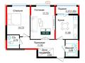 2-бөлмелі пәтер · 66.85 м², Е 882 9/1, бағасы: ~ 35.4 млн ₸ в Астане, Нура р-н — фото 3