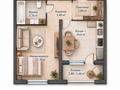 1-комнатная квартира · 34.16 м² · 2/6 этаж, Кайрат микрорайон 716/15 за 29.9 млн ₸ в Алматы, Турксибский р-н — фото 7