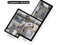 2-комнатная квартира · 84.5 м² · 5/8 этаж, 29а мкр, 29a 1 — Nur за 13.4 млн ₸ в Актау