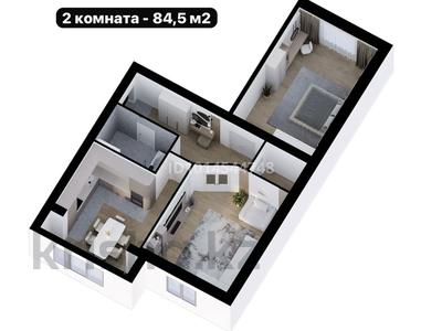 2-бөлмелі пәтер · 84.5 м² · 5/8 қабат, 29а ш/а., 29a 1 — Nur, бағасы: 13.4 млн ₸ в Актау, 29а мкр