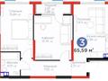 3-комнатная квартира · 65.7 м² · 5/9 этаж, Улан 125 за 30 млн ₸ в Туздыбастау (Калинино) — фото 7