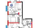 3-бөлмелі пәтер, 67 м², 11/12 қабат, Бауыржана Момышулы 5/1 — Монке би, бағасы: 38.3 млн 〒 в Алматы, Алатауский р-н — фото 10