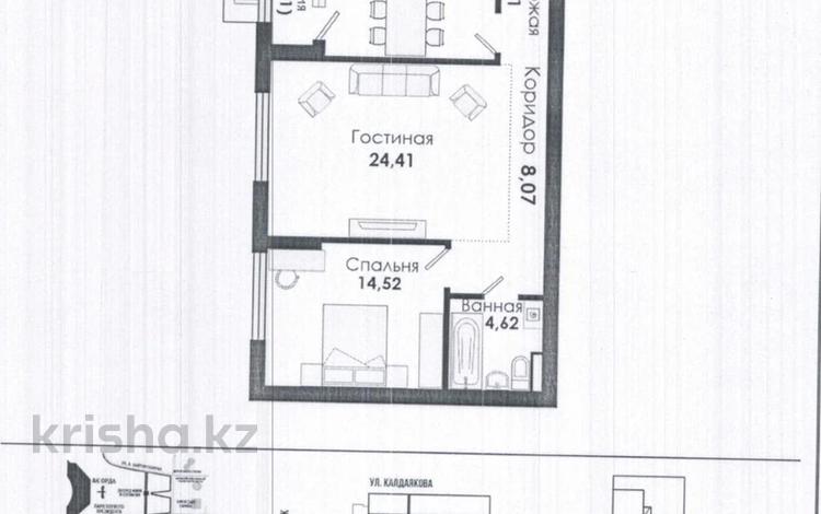 2-бөлмелі пәтер · 69.5 м² · 12/22 қабат, Тауелсиздик 56/2, бағасы: 51 млн ₸ в Астане — фото 10