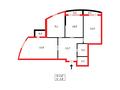 3-комнатная квартира · 66.5 м² · 6/12 этаж, Сыганак — БЕЗ КОМИССИИ ДЛЯ ПОКУПАТЕЛЯ за 43 млн ₸ в Астане, Есильский р-н — фото 3