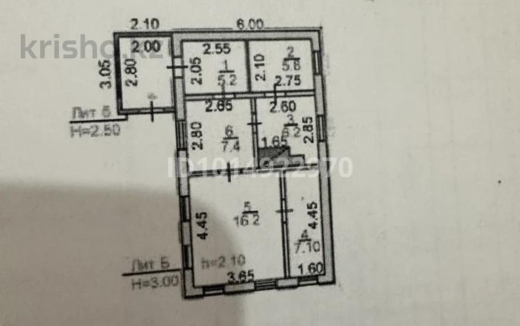 Жеке үй · 3 бөлме · 70 м² · 5 жүзд., Энгельса 15, бағасы: 12.5 млн ₸ в Костанае, Костанай-2 — фото 6