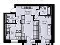 2-бөлмелі пәтер · 65 м² · 2/4 қабат, мкр Юго-Восток, Алтын-Арка 20, бағасы: ~ 27.4 млн ₸ в Караганде, Казыбек би р-н — фото 5