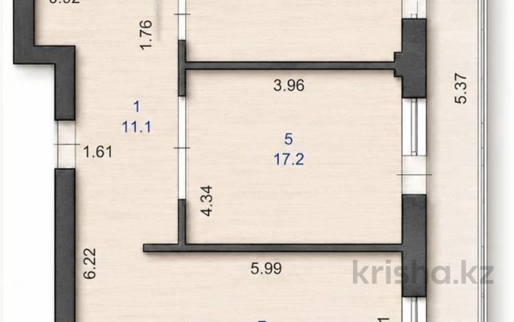 2-комнатная квартира · 59 м² · 7/9 этаж, мкр. Алтын орда за 23 млн ₸ в Актобе — фото 2
