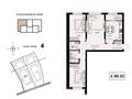 3-комнатная квартира · 82 м² · 4/9 этаж, Халиуллина 154Б за 57 млн ₸ в Алматы, Медеуский р-н
