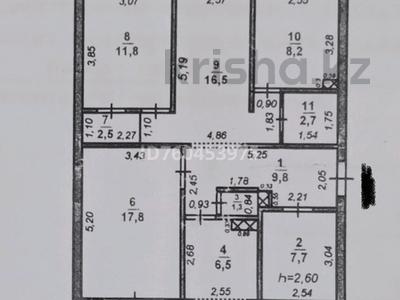 5-комнатная квартира · 98 м² · 4/5 этаж, 12-й микрорайон, 12-й микрорайон 215 — Школа 43 за 40 млн 〒 в Шымкенте, Енбекшинский р-н