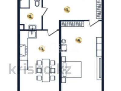 2-комнатная квартира · 45 м² · 3/9 этаж, мкр Кайрат, Сыбызгы 100 — Рыскулова Кульджинка за 22.5 млн ₸ в Алматы, Турксибский р-н