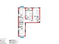 4-комнатная квартира · 91 м² · 3/6 этаж, мкр Кайрат, Тараз 8/1 за 63 млн ₸ в Алматы, Турксибский р-н — фото 11