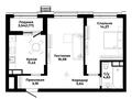 2-комнатная квартира · 57.5 м², Р. Кошкарбаева — К. Куанышбаева за ~ 39.4 млн ₸ в Астане, Сарайшык р-н — фото 3