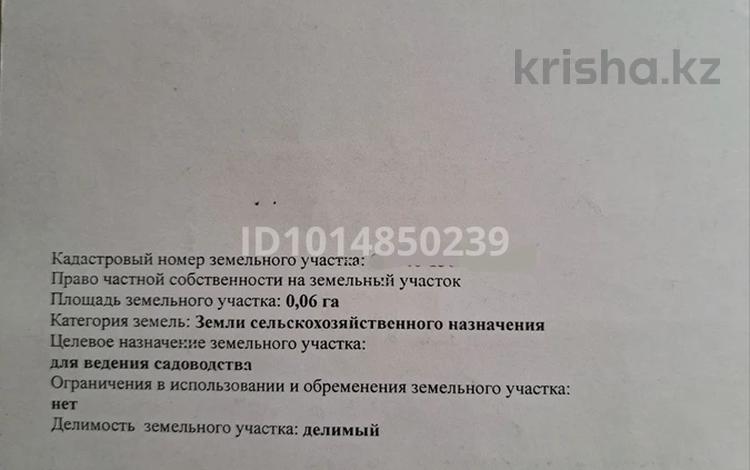 Жер телімі · 6 сотық, Түймебай, бағасы: 4.7 млн ₸ в Туймебая — фото 2