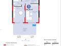 1-комнатная квартира · 45 м² · 1/6 этаж, ​Приканальная БАК 99а за 38 млн ₸ в Алматы, Медеуский р-н